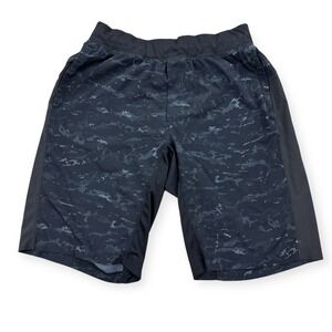 Lululemon Athletica Shorts Men's Large Camo Print Gym Workout Training